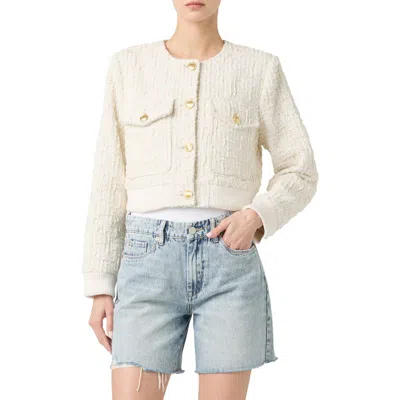 Blanknyc Textured Crop Woven Jacket In Detox Diet