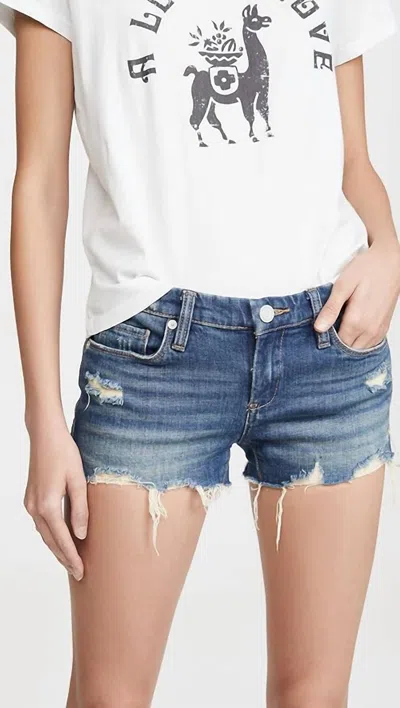 Blanknyc The Astor Raw Hem Deinm Shorts In Shake It Out In Multi