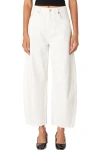 Blanknyc The Barrel Raw Hem Ankle Jeans In See You Again