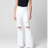 Blanknyc The Franklin Ribcage Wide Leg Heads In The Clouds Jeans In Multi