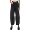 Blanknyc The Long Barrel Leg Jeans In Black