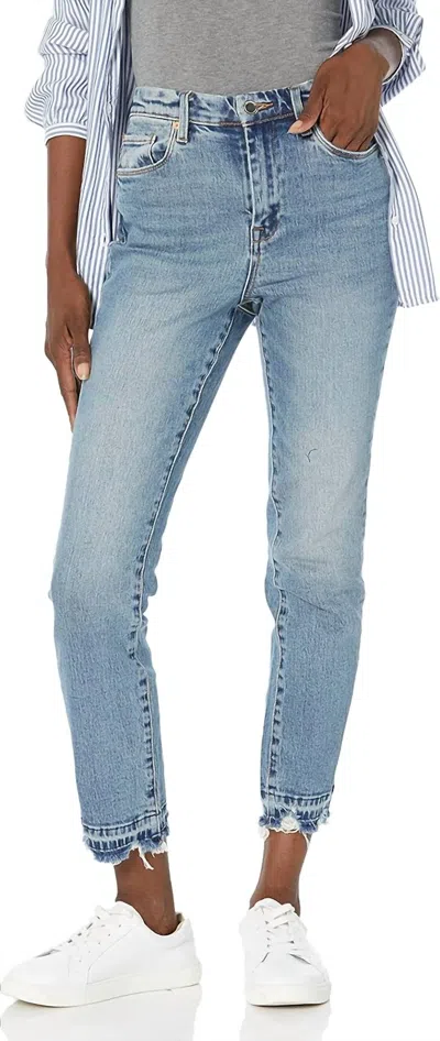 Blanknyc The Madison Crop High Rise Jeans Life Rolls On In Blue
