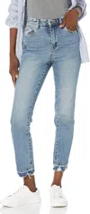 Blanknyc The Madison Crop High Rise Jeans Life Rolls On In Multi