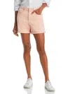 Blanknyc The Perry Mom Womens High Waisted Casual Cutoff Shorts In Multi