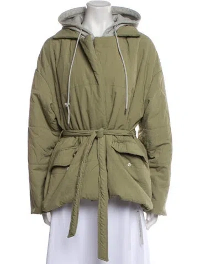 Pre-owned Blanknyc Utility Jacket In Green