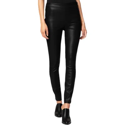 Blanknyc Vegan Leather Pull On Leggings In Pussy Cat In Black
