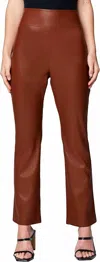 Blanknyc Vegan Leather Wide Yoke Kick Flare Pant In Shake The World In Multi