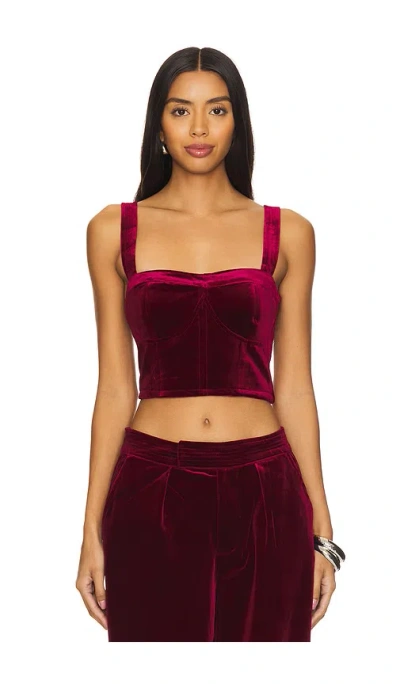 BLANKNYC VELVET CROP TOP