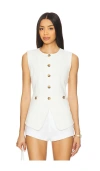 Blanknyc Sleeveless Vest In White