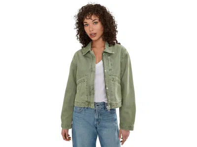 Blanknyc Vibe Check Jacket In Green