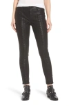 BLANKNYC WHIPSTITCH ANKLE SKINNY FAUX LEATHER PANTS