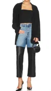 Blanknyc Wide Leg Pant In Blue Lights In Black In Black