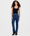 Blanknyc Women's After Party Split-seam Slim-straight Jeans In Blue