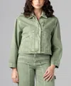 Blanknyc Women's Collared Twill Jacket In Multi