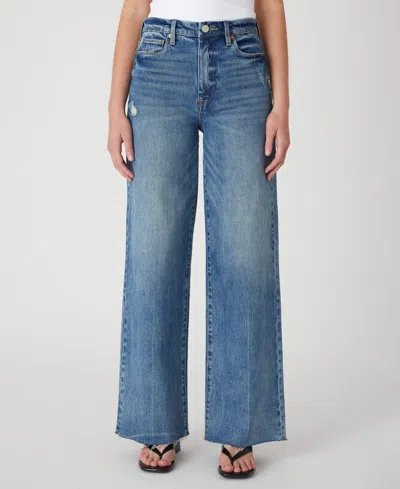 Blanknyc Women's Franklin High Rise Wide Leg Jeans In Blue