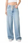 Blanknyc Low Rise Baggy Fit Jeans In Blue