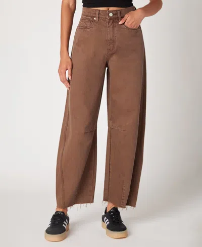 Blanknyc Women's High Rise Barrel Jeans In White
