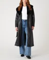 Blanknyc Women's Late Night Feels Long Sleeve Coat In Black