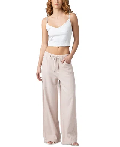 Blanknyc Women's Low-rise Baggy Pants In Pattern