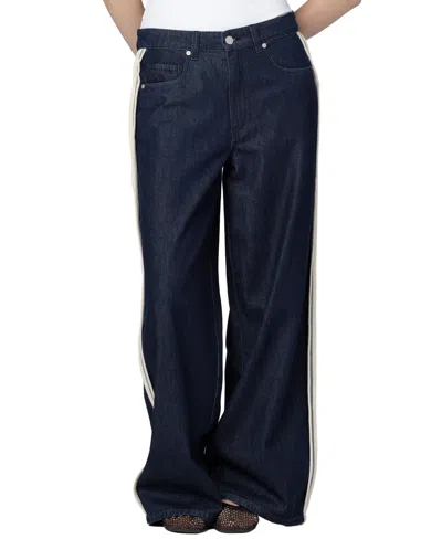 Blanknyc Women's Play Time Harrison Low-rise Baggy Jeans In Blue