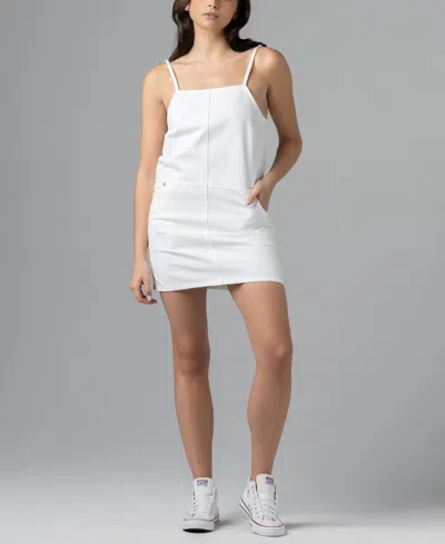 Blanknyc Women's Sleeveless Square Neck Tank Dress In White