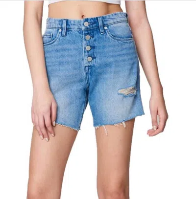 Blanknyc Women's Warren High Rise Shorts In Blue