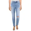 Blanknyc Womens Destroyed Denim Skinny Jeans