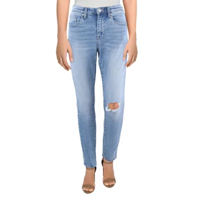 Blanknyc Womens Destroyed Denim Skinny Jeans