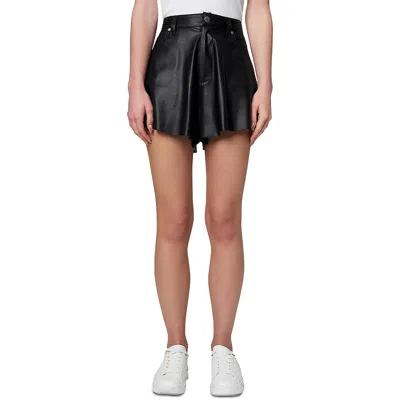Blanknyc Womens High Rise Mini High-waist Shorts In Black