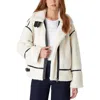 Blanknyc Faux Shearling Moto Jacket In Multi