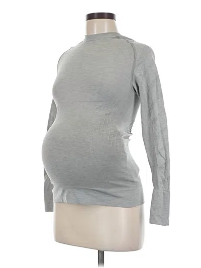 Pre-owned Blanqi Long Sleeve Turtleneck In Gray