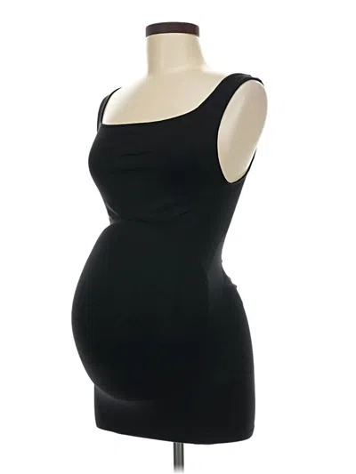 Pre-owned Blanqi Tank Top Black Strapless Neckline Tops