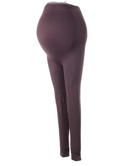 Pre-owned Blanqi Yoga Pants In Purple