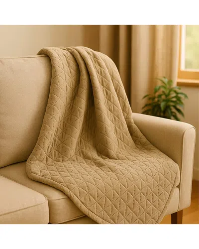 Blanquil Ella Jayne  15lbs Weighted Anti-anxiety Blanket In Brown