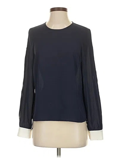 Pre-owned Blaque Label Long Sleeve Blouse In Blue