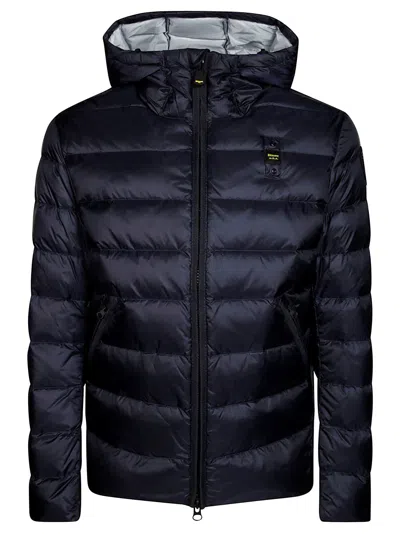 Blauer Acton Piumino Cappuccio In Blue