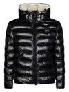 Blauer Quilted Ripstop Nylon Jacket In Black