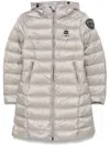 Blauer Quilted Down Coat In Grey