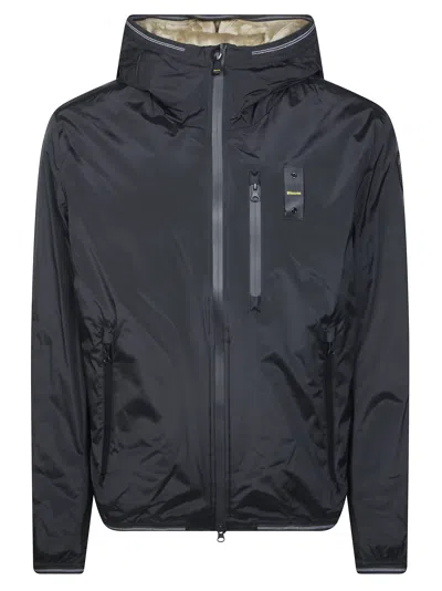 Blauer Albert Quilted Jacket For Men In Black