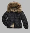 Blauer Giubbino Aldie Nero Interno Beige 301 In Black