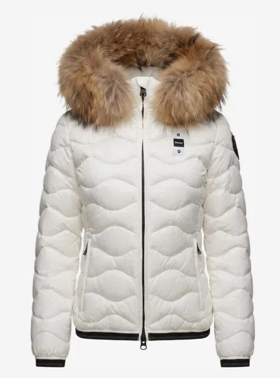 Blauer Aldie In White