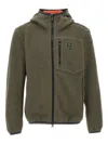 Blauer Alleghany Hooded Fleece Jacket In Green