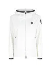 Blauer White Anawan Hooded Glitter Patch Polyamide Jacket In White