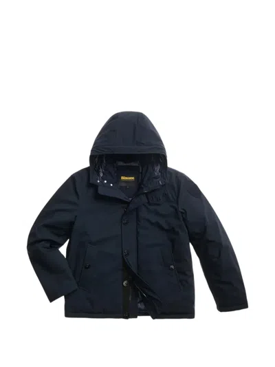 Blauer Andrew Hooded Coat In Animal Print