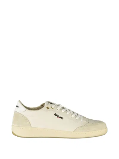 BLAUER ANDRIKA LACE-UP LEATHER SNEAKERS