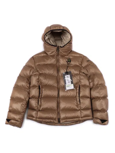 Blauer Kids' Ansel Junior Down Jacket In Brown