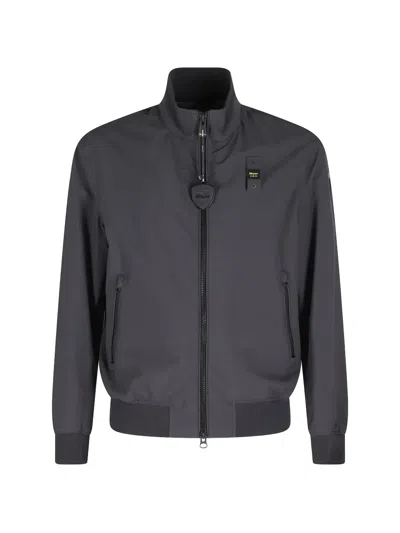 Blauer Anson Zip-fastening Jacket In Black