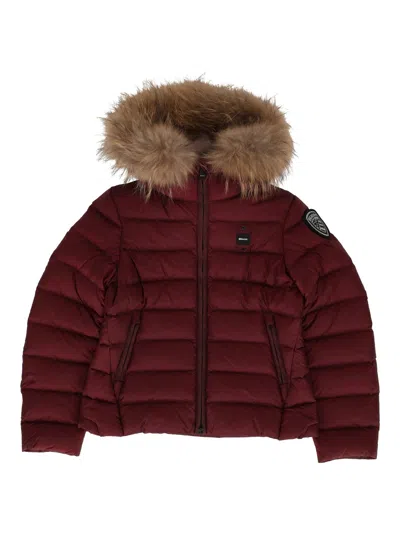 Blauer Kids' Arcadia Junior Down Jacket Mahogany Brown Brown 30c Lining