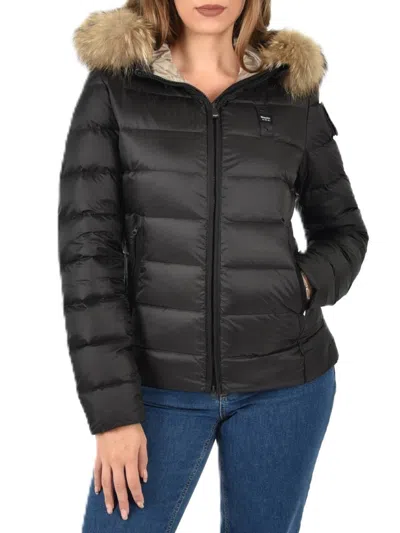 Blauer Arcadia Puffer Jacket In Black