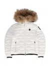 Blauer Arion Junior Down Jacket Optical White Mist Grey Lining In White